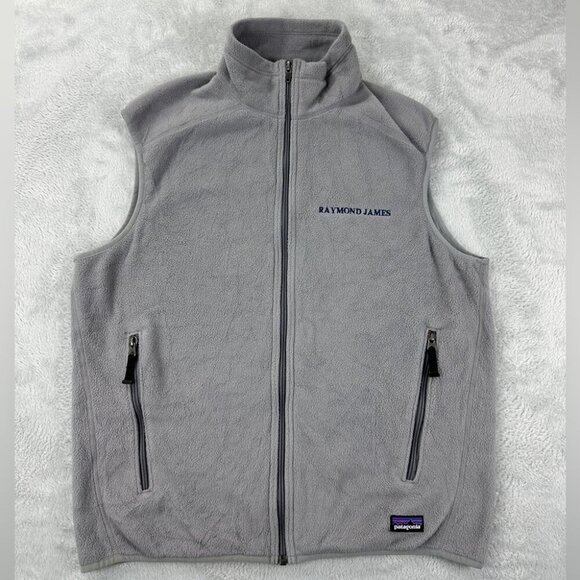 Patagonia Synchilla Grey Fleece Vest Men’s Size M - Picture 1 of 11